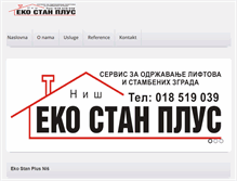 Tablet Screenshot of ekostan-plus.com